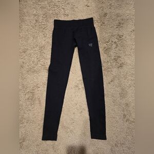 Jed North Black Ribbed Leggings